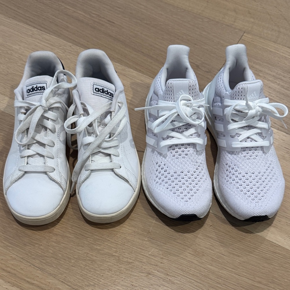 Adidas White Sneaker Duo